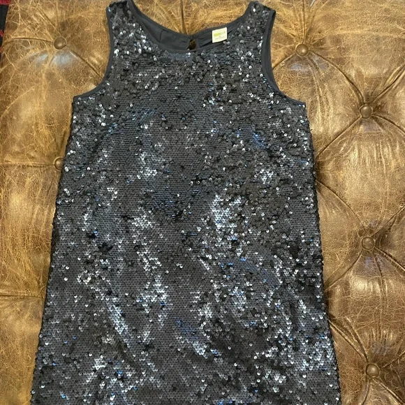 New Girls Crazy 8 Navy Sequin Dress